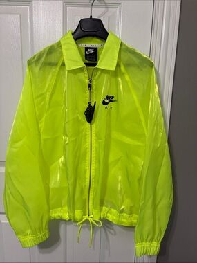 Nike Air VoltNeon Yellow Lightweight Women's Windbreaker Jacket
